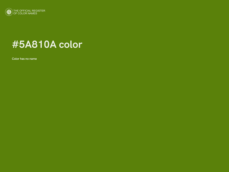 #5A810A color image