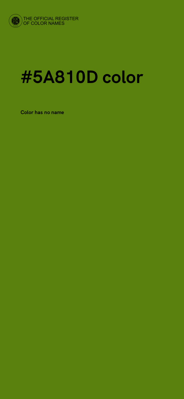 #5A810D color image