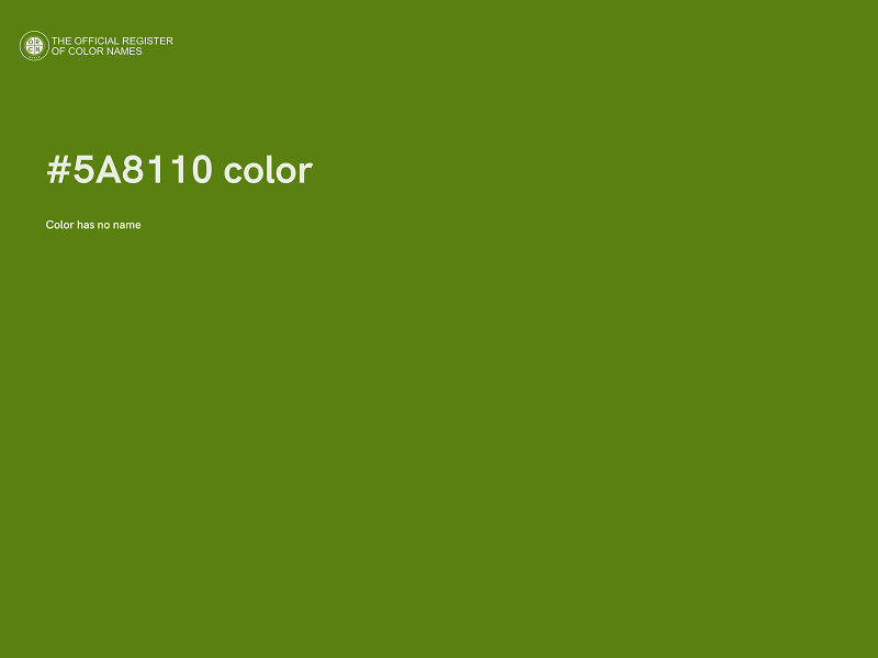 #5A8110 color image