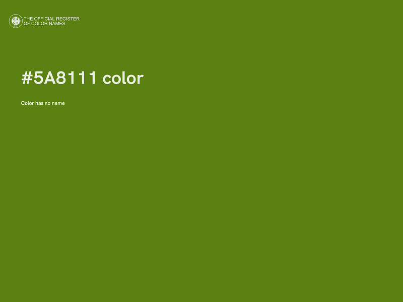 #5A8111 color image
