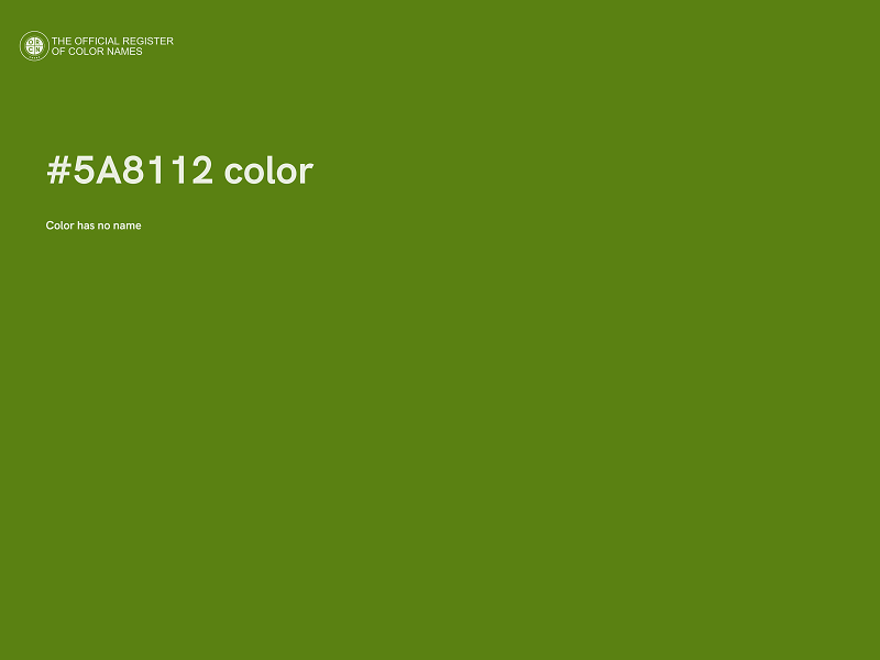 #5A8112 color image