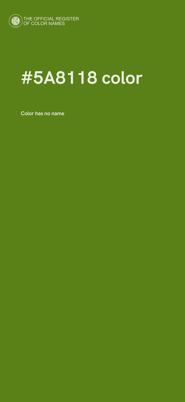 #5A8118 color image