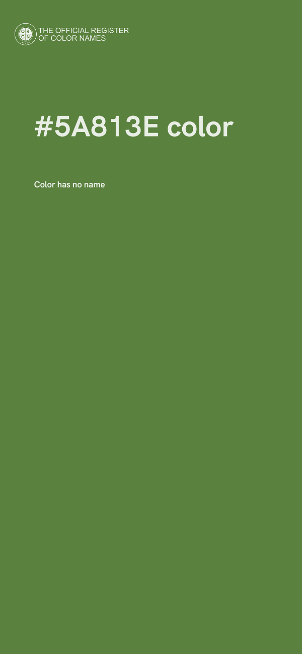 #5A813E color image