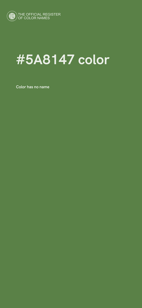 #5A8147 color image