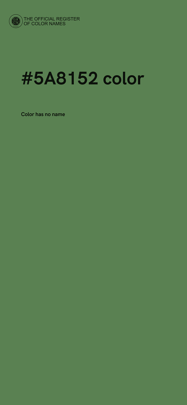 #5A8152 color image
