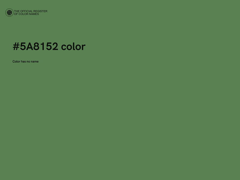 #5A8152 color image