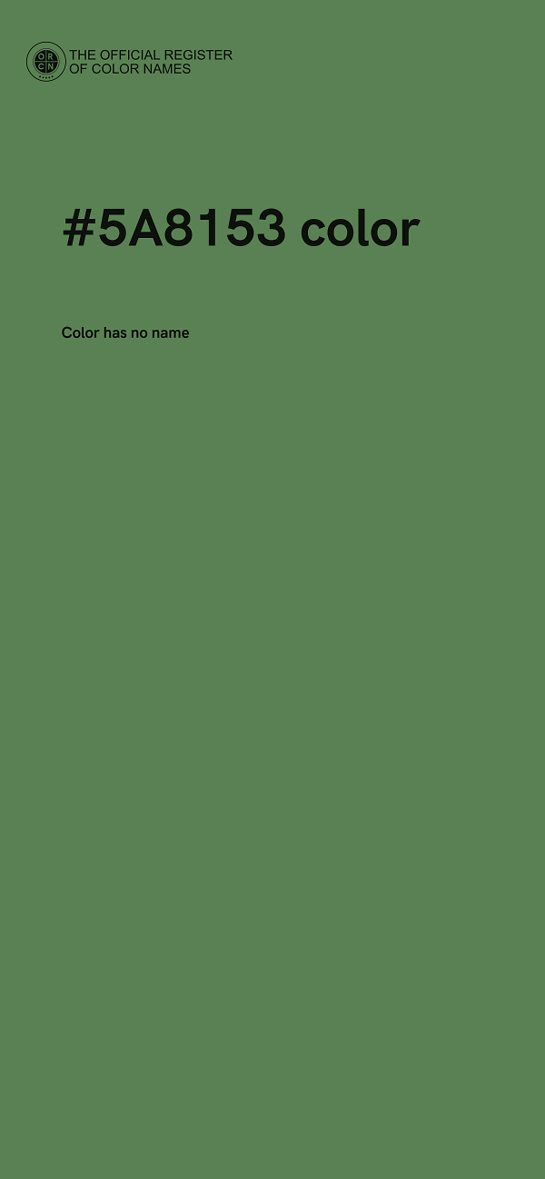 #5A8153 color image
