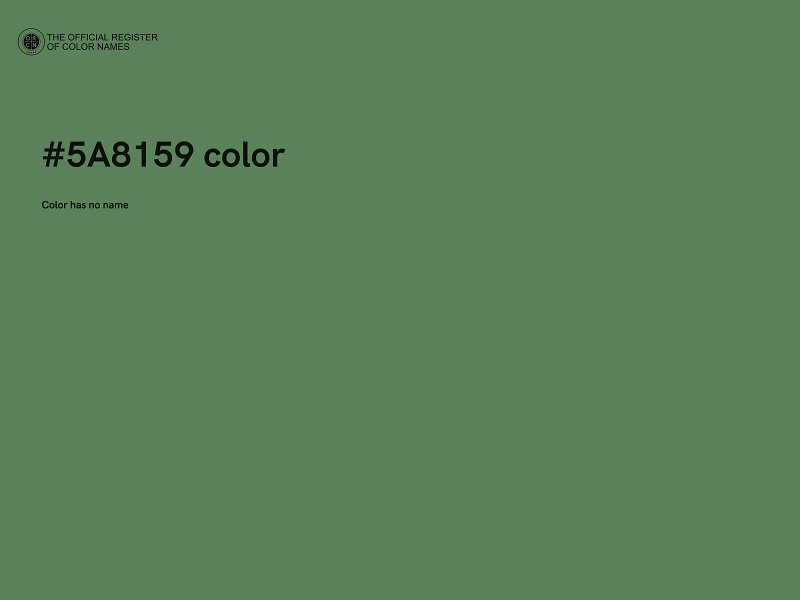 #5A8159 color image