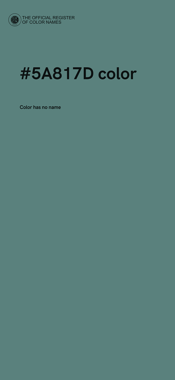 #5A817D color image