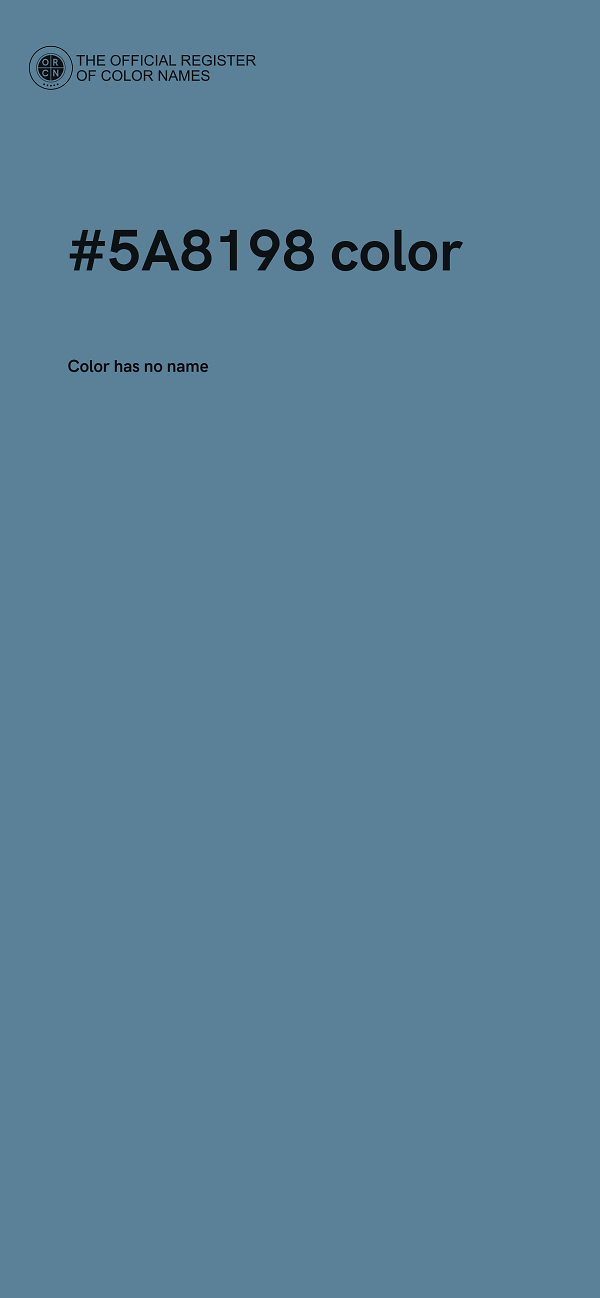 #5A8198 color image