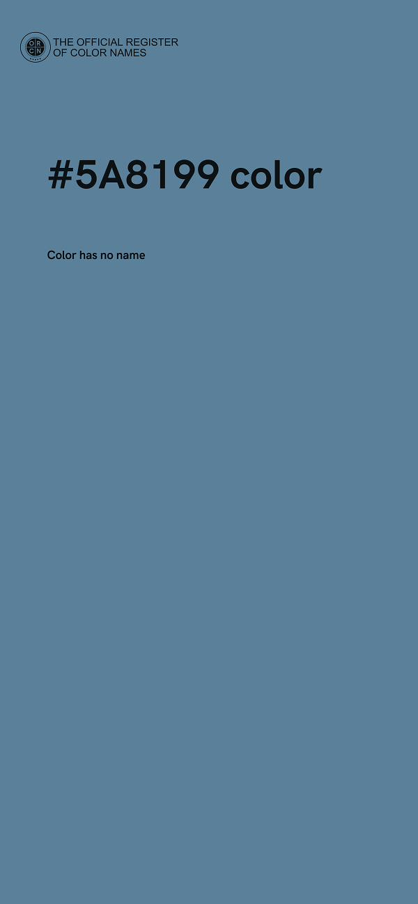 #5A8199 color image