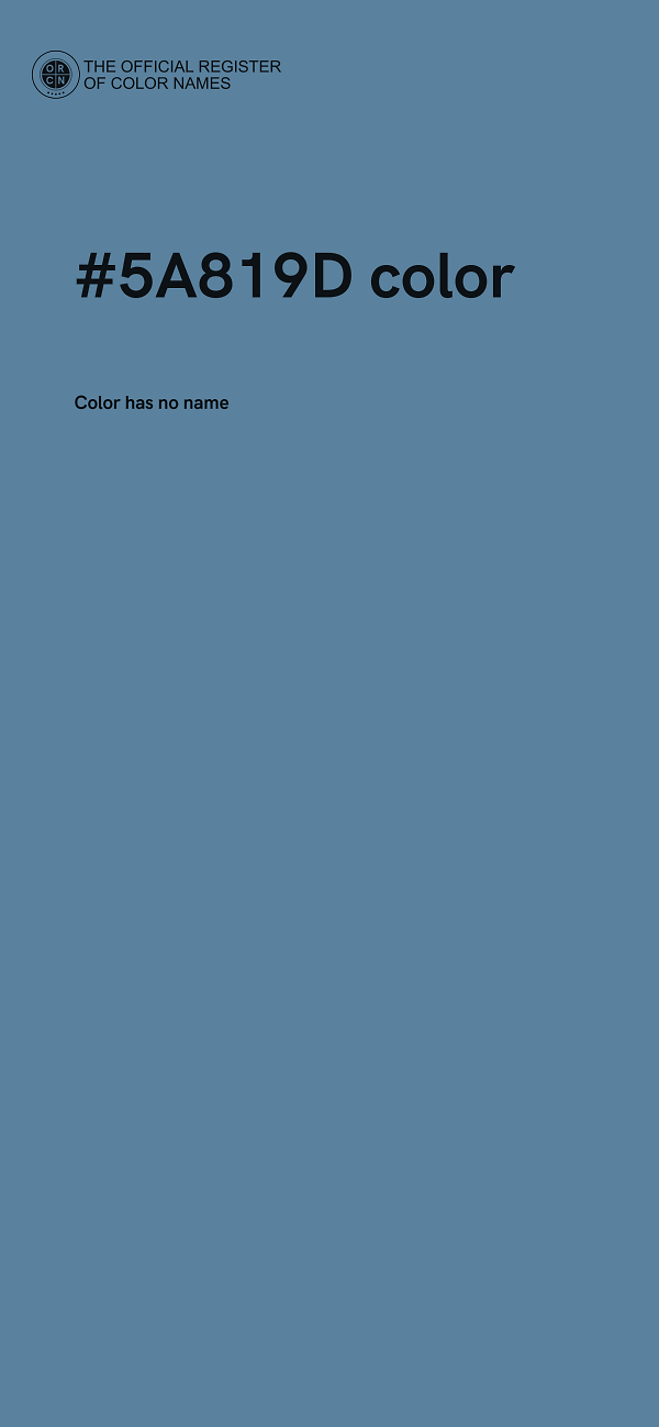 #5A819D color image