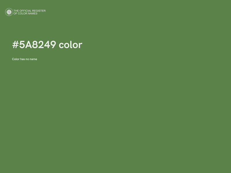 #5A8249 color image
