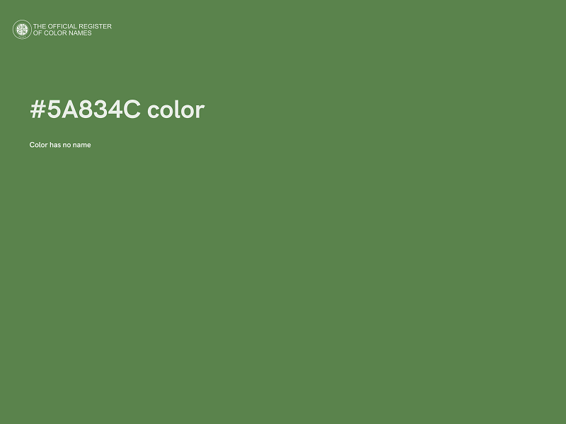 #5A834C color image
