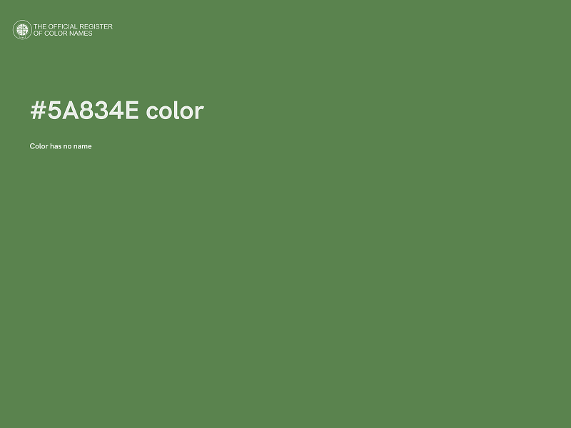 #5A834E color image