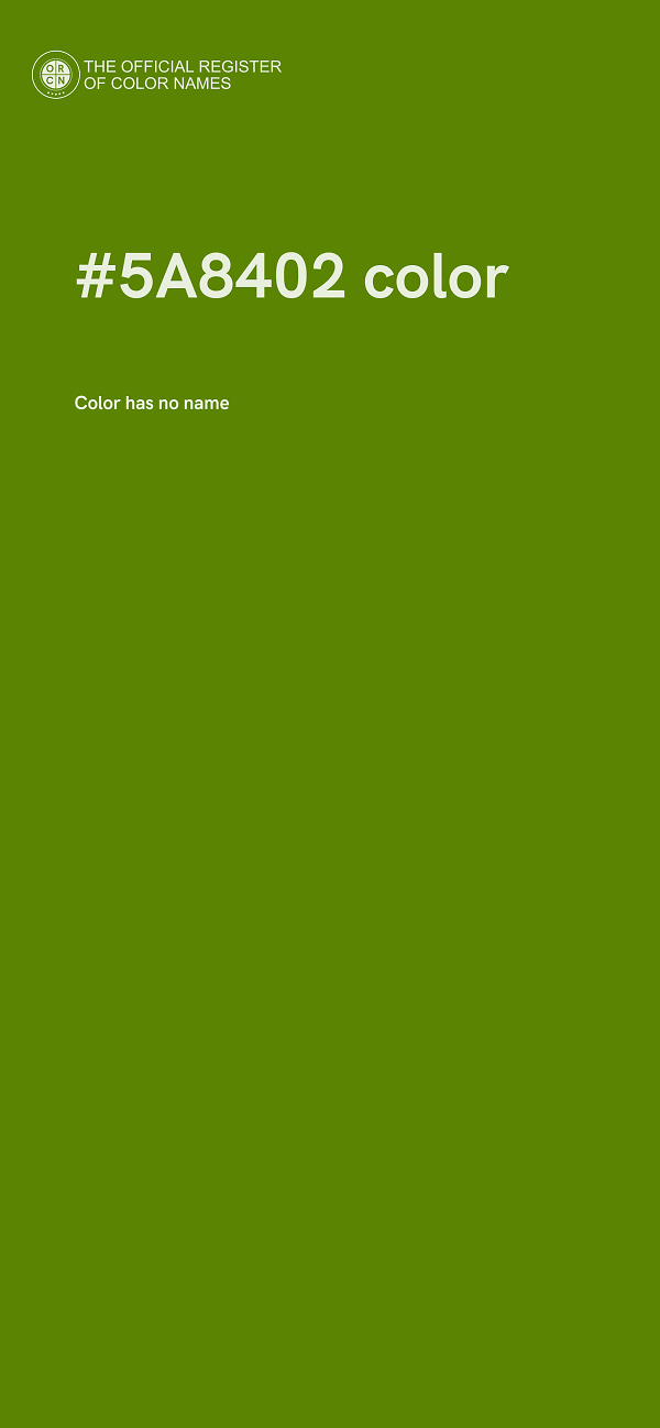 #5A8402 color image