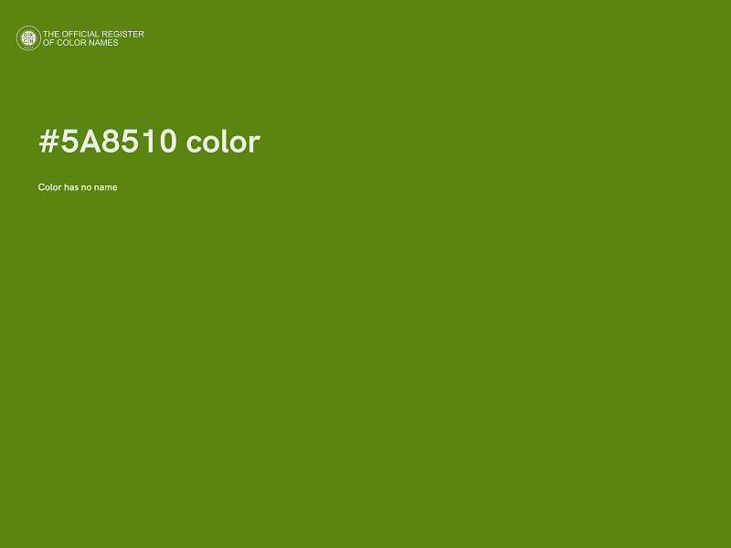 #5A8510 color image