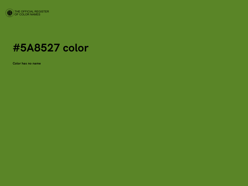 #5A8527 color image
