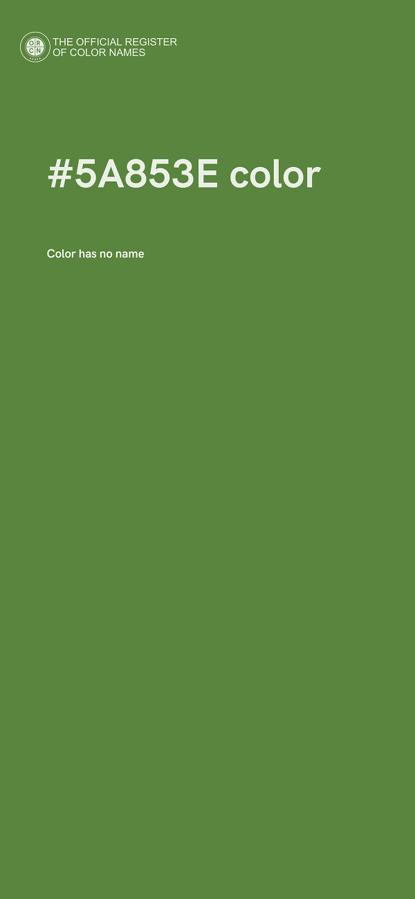 #5A853E color image
