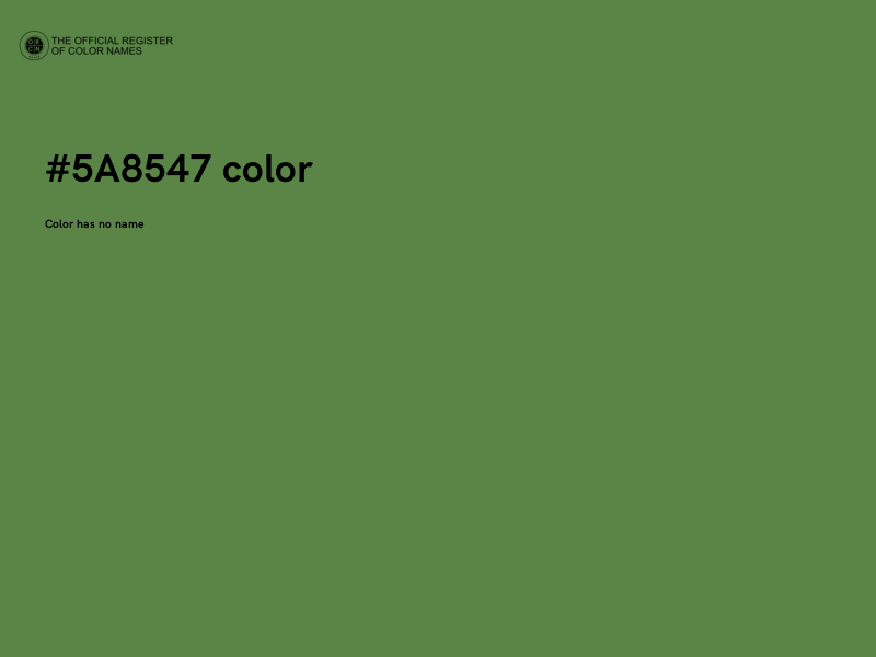 #5A8547 color image