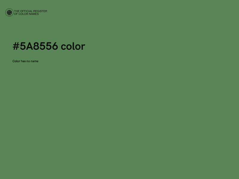 #5A8556 color image