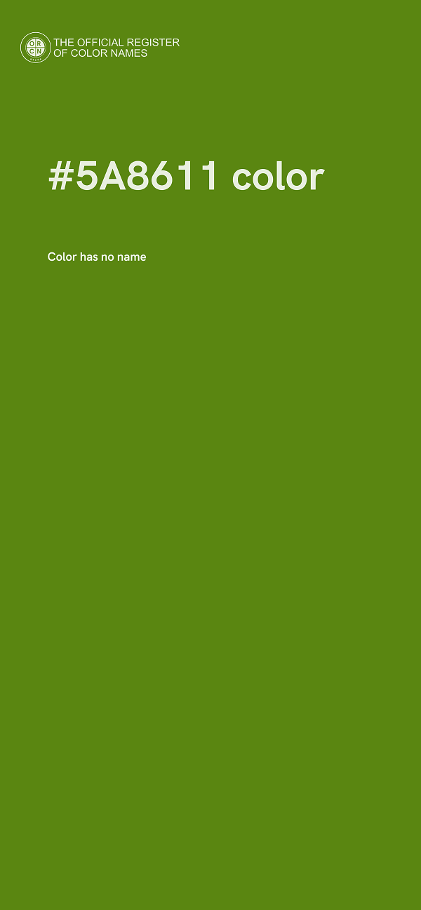 #5A8611 color image