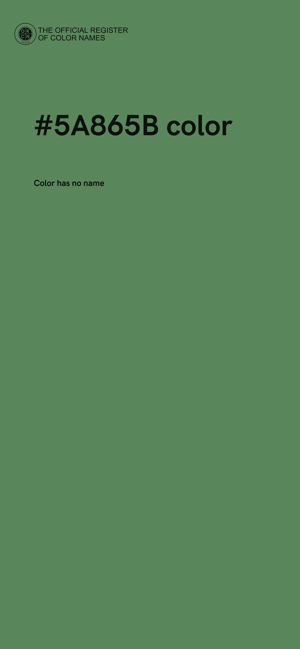 #5A865B color image