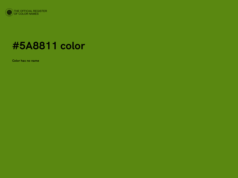 #5A8811 color image