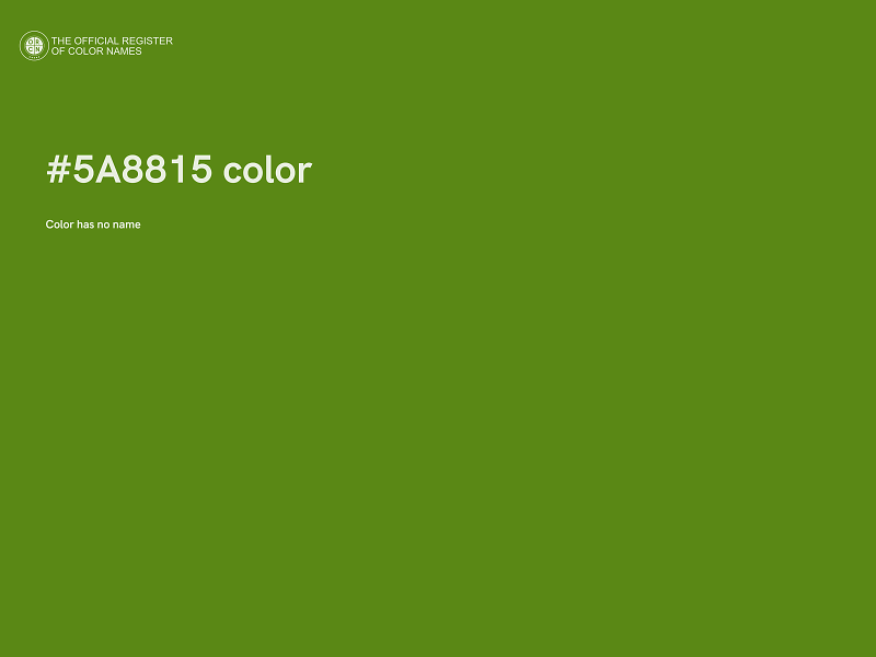 #5A8815 color image