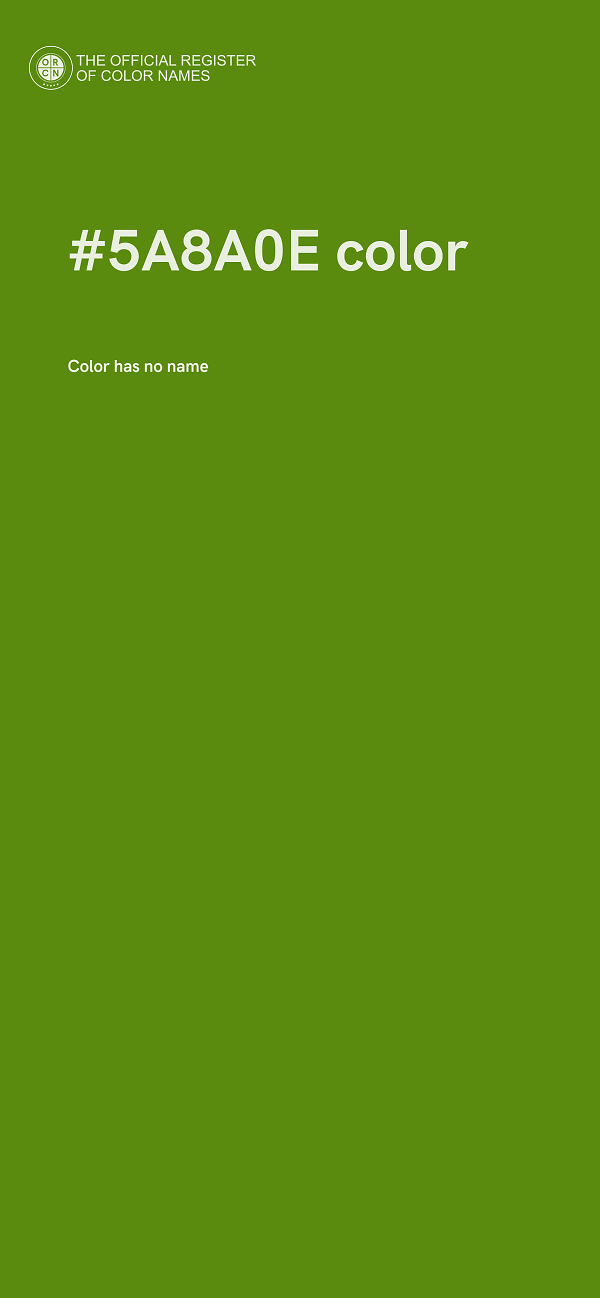 #5A8A0E color image