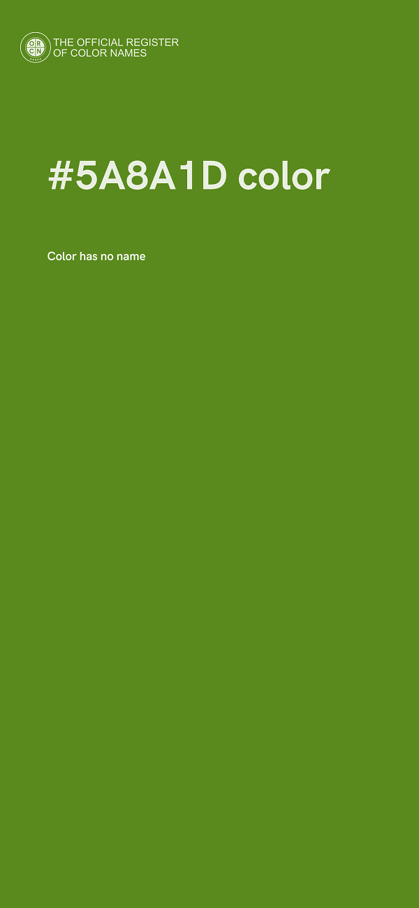 #5A8A1D color image