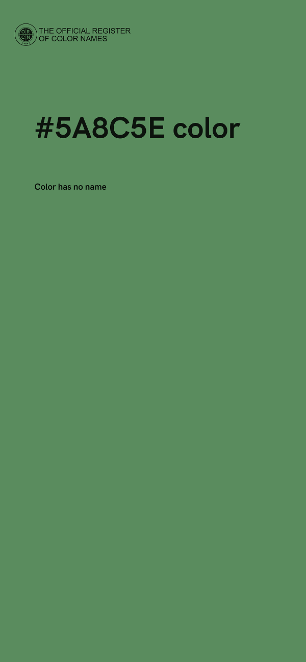 #5A8C5E color image