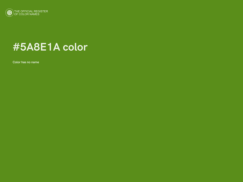 #5A8E1A color image