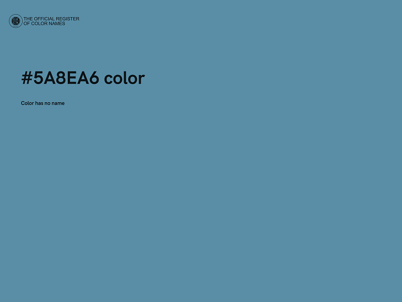 #5A8EA6 color image