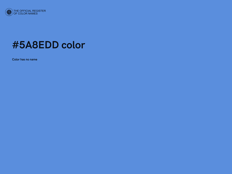 #5A8EDD color image