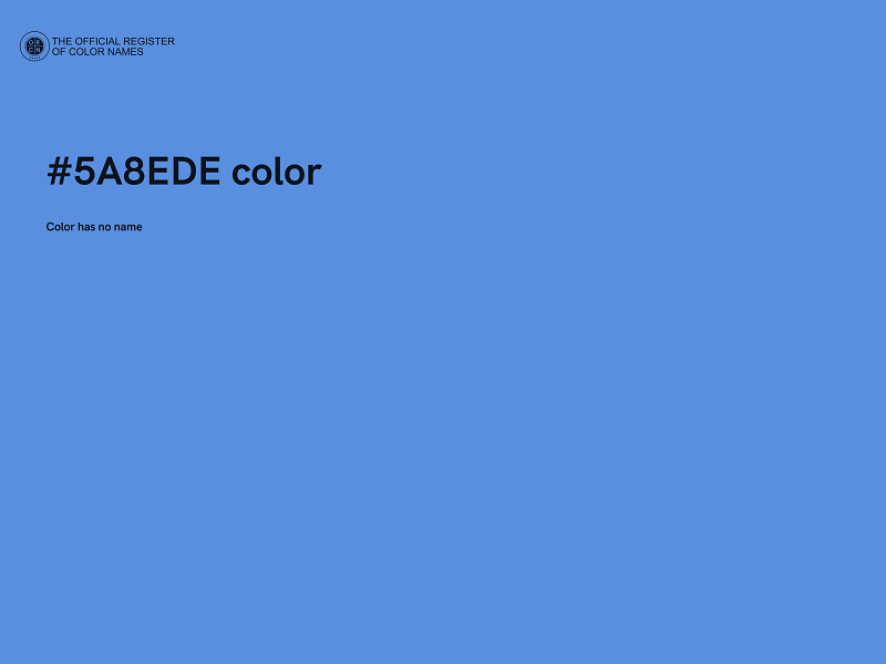 #5A8EDE color image