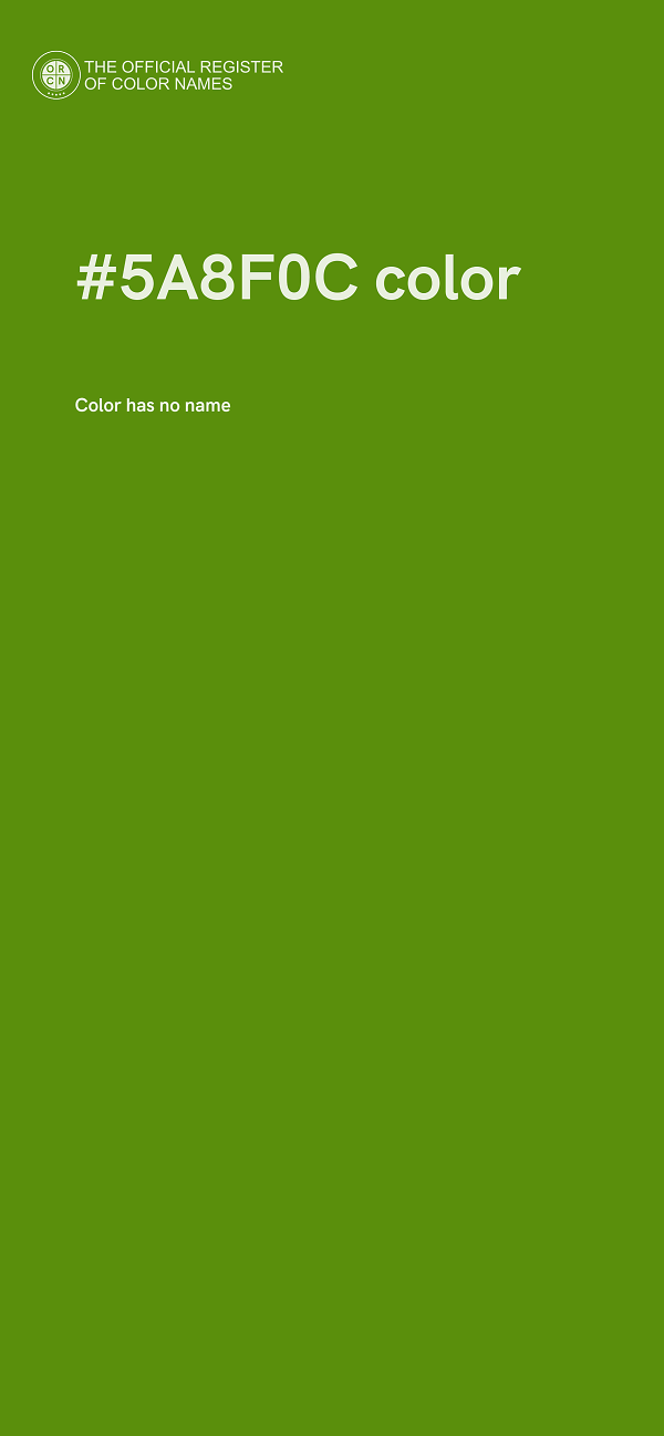 #5A8F0C color image
