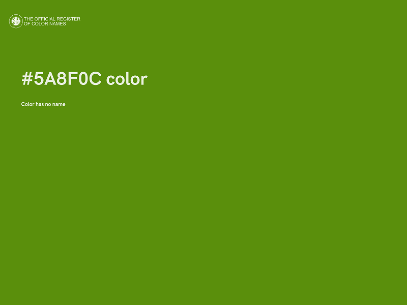 #5A8F0C color image