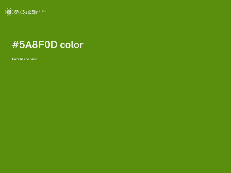 #5A8F0D color image