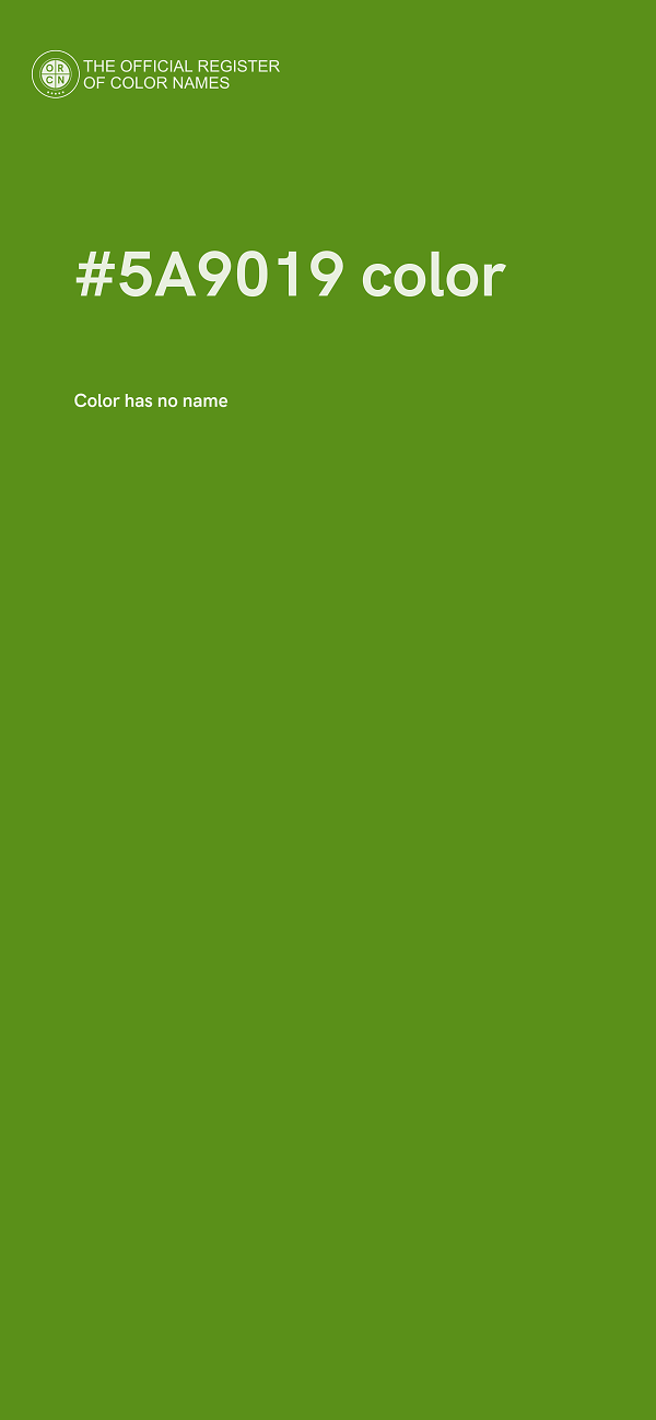 #5A9019 color image