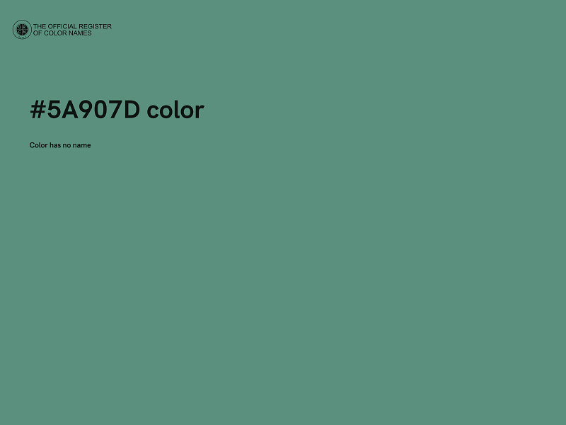 #5A907D color image