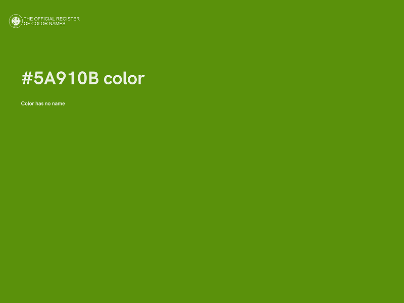 #5A910B color image