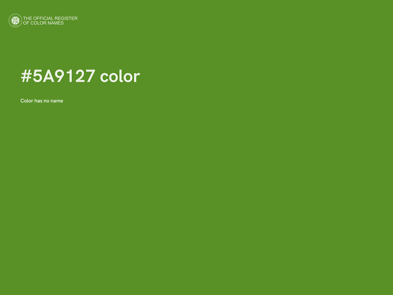 #5A9127 color image