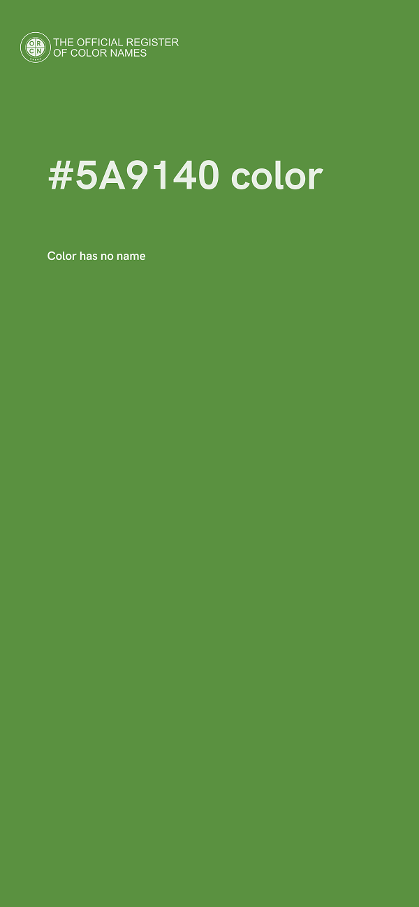 #5A9140 color image