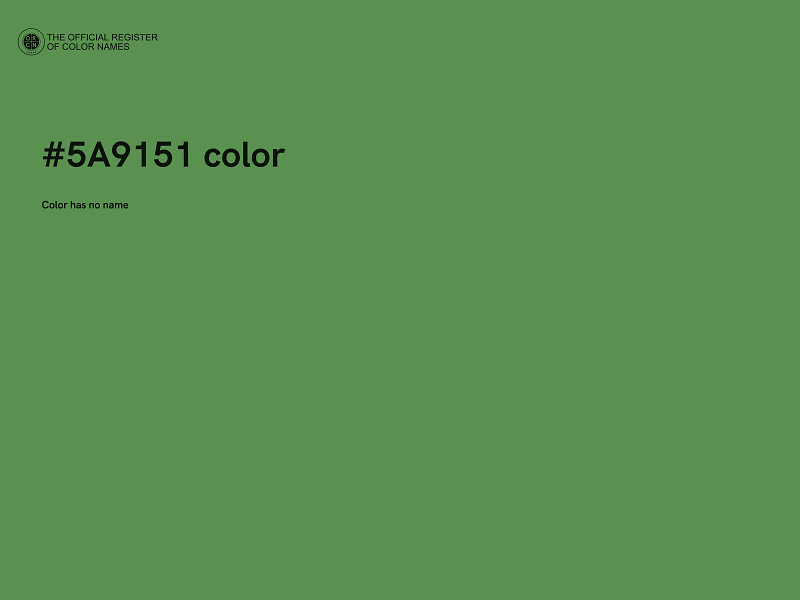 #5A9151 color image