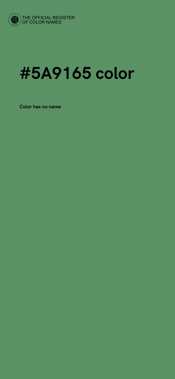 #5A9165 color image