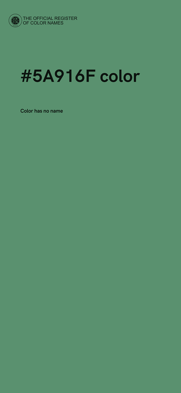 #5A916F color image