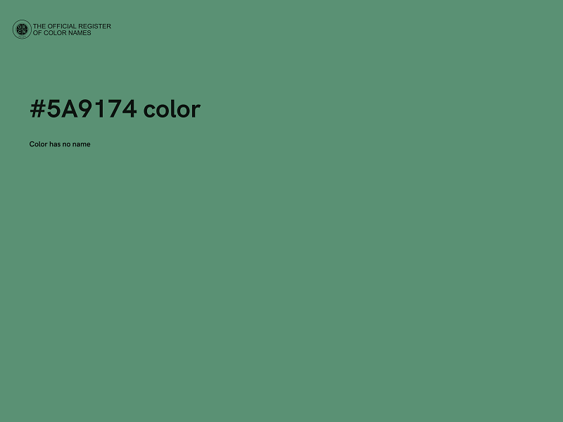 #5A9174 color image