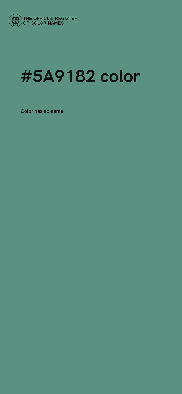 #5A9182 color image
