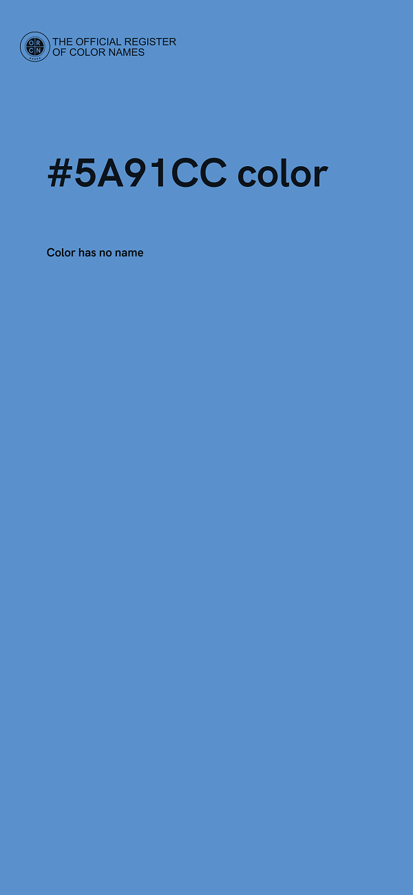 #5A91CC color image